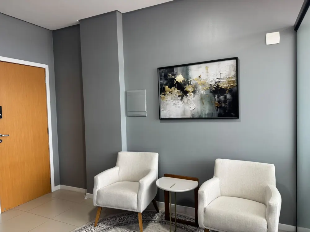 Sala de espera do escritório Lívia Garcia Advocacia